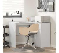 vidaXL Scrivania ad angolo con cassetto Bianco 102 x 88 x 75 cm