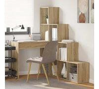 vidaXL Scrivania ad angolo rovere sonoma 101,5 x 149,5 x 149,5 cm