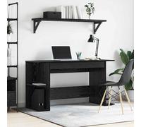 vidaXL Scrivania Altro Rovere nero 140 x 50 x 75 cm Legno multistrato