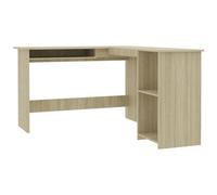 VIDAXL - Scrivania Angolare a L Rovere Sonoma 120x140x75cm Multistrato