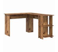 vidaXL Scrivania angolare Marrone Legno Vecchio MDF Medio Scrivania angolare Marrone