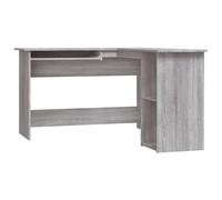 vidaXL Scrivania Angolare Grigio Sonoma 120x140x75cm Legno Multistrato