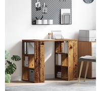 vidaXL Scrivania Angolare Legno Recuperato Media Scrivania Angolare