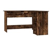 VIDAXL - Scrivania Angolare Rovere Fumo 120x140x75 Cm Legno Multistrato
