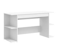 vidaXL Scrivania Bianca 140x50x75 cm in Legno Multistrato