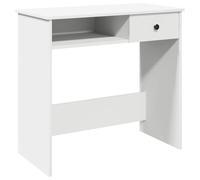 vidaXL Scrivania Bianca 80x40x75 cm in Legno Multistrato