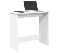 vidaXL Scrivania Bianca 80x40x75 cm in Legno Multistrato