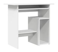 vidaXL Scrivania Bianca 80x45x74 cm in Legno Multistrato