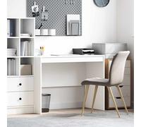 vidaXL Scrivania Bianco 100 x 50 x 76 cm, Soggiorno, Scrivania Moderna per casa, Compatta, Resistente, Scrittura Minimalista, Funzionale per Bambini