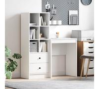 vidaXL Scrivania Bianco 105,5 x 34 x 127 cm 2 pz