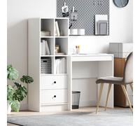 vidaXL Scrivania Bianco 115,5 x 40 x 127 cm 2 pz