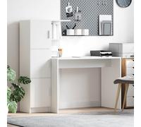 vidaXL Scrivania Bianco 133,5 x 50 x 124 cm 2 pz