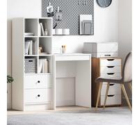 vidaXL Scrivania minimalista Bianco Truciolare 60 x 40 x 76 cm