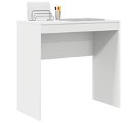 vidaXL Scrivania Scrittura Bianca MDF 80 x 40 x 76 cm Semplice