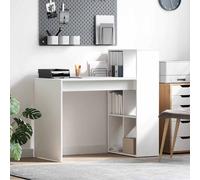 Scrivania Marsella con Scaffale Laterale Bianco 103x108x55 cm