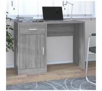 vidaXL Scrivania Cassetto Grigio Sonoma 100x40x73cm Legno Multistrato