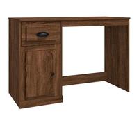 VIDAXL - Scrivania Cassetto Rovere Marrone 115x50x75cm Legno Multistrato