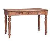 vidaXL Scrivania con Cassetti 117x57x75 cm Legno Massello di Recupero