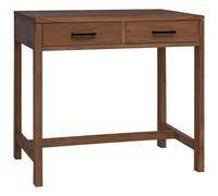 vidaXL Scrivania con Cassetti Naturale Legno di teak solido