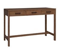 vidaXL Scrivania con Cassetti Naturale Legno di teak solido