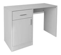 Vidaxl - Scrivania con Cassetto e Armadietto Bianca 100x40x73 cm