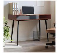 VIDAXL - Scrivania Con Cassetto Marrone 110x50x75 Cm Legno Multistrato