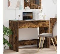 vidaXL Scrivania con cassetto Quercia Affumicata 100 x 50 x 78 cm