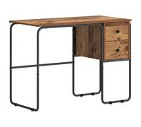 vidaXL Scrivania con Spazio di Archiviazione Legno di quercia