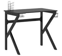 VIDAXL - Scrivania da Gaming con Gambe a K Nera 90x60x75 cm - SPEDIZIONE GRATUITA