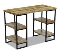vidaXL Scrivania da Ufficio in Legno di Mango 110x50x76 cm