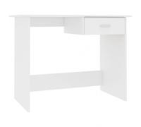 VidaXL Scrivania da Ufficio in Truciolare 100x50x76 cm Bianca