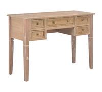 vidaXL Scrivania Design Semplice Classico Resistente Spaziosa con Cassetti Durevole Tavolo Tavola Studiolo Cattedra Studio Tavolino Marrone Legno