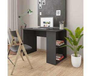 vidaXL Scrivania Grigia 110x60x73 cm in Legno Multistrato