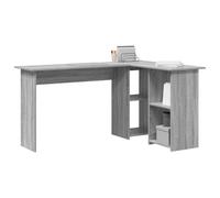 vidaXL Scrivania Grigio Sonoma 142 x 102 x 73 cm Legno multistrato