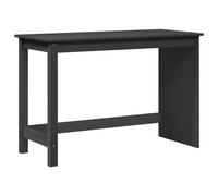 vidaXL Scrivania Grigio 112 x 50 x 75 cm Legno di Pino Massello