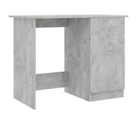 vidaXL Scrivania Grigio Cemento 100x50x76 cm in Truciolato