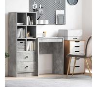 vidaXL Scrivania Grigio Cemento Truciolare 60 x 40 x 76 cm Scrivania