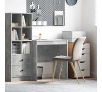 vidaXL Scrivania Grigia Cemento MDF con Effetto Cemento 70 x 50 x 76 cm