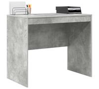 vidaXL Scrivania per computer Moderna Compatta Grigio cemento Pannello MDF 90 x 50 x 76 cm
