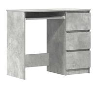 vidaXL Scrivania Grigio Cemento 90x45x76 cm in Truciolato