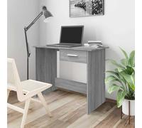 vidaXL Scrivania Grigio Sonoma 100x50x76 cm in Legno Multistrato