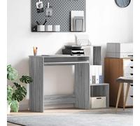 vidaXL Scrivania Grigio Sonoma 106 x 41 x 88.5 cm Legno multistrato