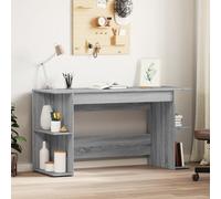 vidaXL Scrivania Grigio Sonoma 140x50x75 cm in Legno Multistrato