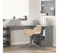 vidaXL Scrivania Grigio Sonoma 142 x 102 x 73 cm Legno multistrato