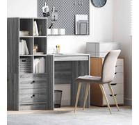 vidaXL Scrivania Grigio Sonoma 60 x 50 x 76 cm, Soggiorno, Scrivania Moderna per casa, Compatta, Resistente, Scrittura Minimalista, Funzionale per Bambini