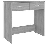 vidaXL Scrivania Grigio Sonoma 80x40x75 cm in Legno Multistrato