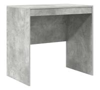 vidaXL Scrivania in calcestruzzo grigio 80x50x76 cm truciolare