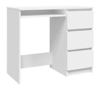 Vidaxl Scrivania in Compensato Bianco 90x45x76 Cm