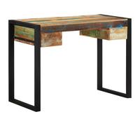 Vidaxl - Scrivania In Legno Massello Anticato