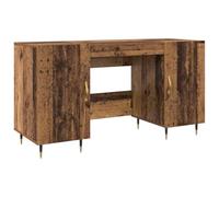 vidaXL Scrivania Industriale Esecutiva in Legno Vecchio con Finitura Liscia 140 x 50 x 75 cm. È Robusta e ha Una Struttura Opaca. Offre Un Sacco di Spazio per riporre Le Cose, con Porte a Cerniera e